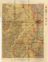 1924 RADIO STATION MAP IN SCOTT SHELBY SPENCER STARKE STEUBEN COUNTY INDIANA big 